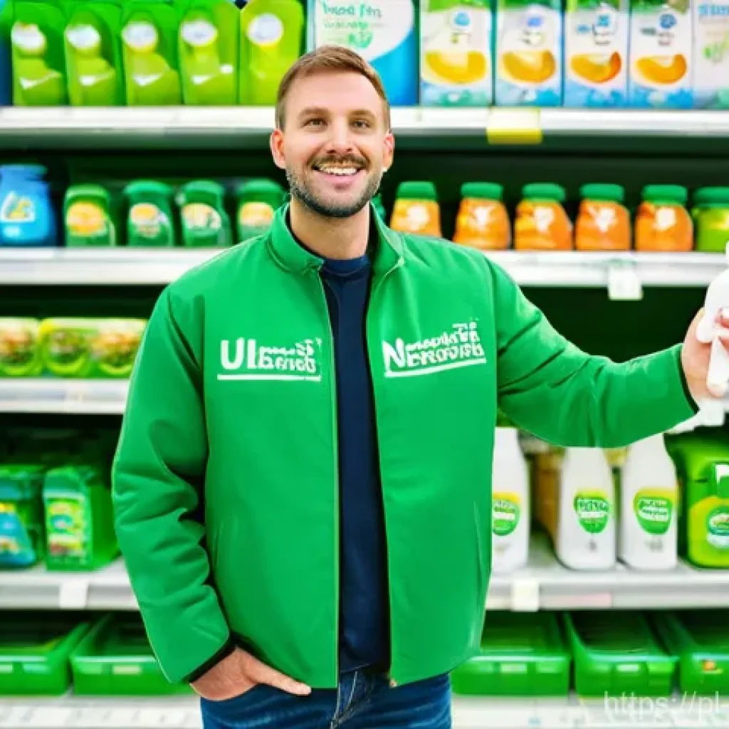 그린워싱과 환경 정의의 이해 - **Prompt: The Illusion of "Green" Marketing in a Supermarket Aisle**
A highly detailed, realisti...